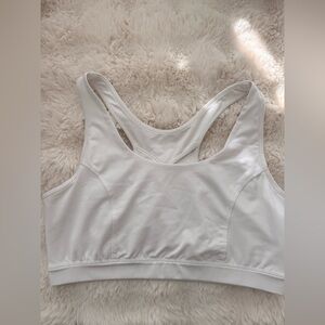 ✨ Tek Gear White Medium Support Sports Bra | XXL | Racerback Activewear 🤍
